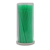 Cotonete Microbrush para Cílios c/ 100 unidades (Verde)