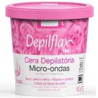 Depilflax Cera Microondas 100g Rosas