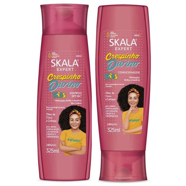 Kit Skala Shampoo e Condicionador (Crespinho Divino)