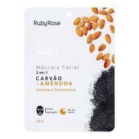 Ruby Rose Máscara Facial (Carvão Amendoa)