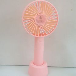 Ventilador Portátil de Mão - Rosa
